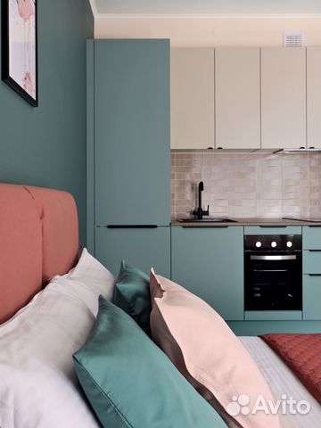 

Квартира-студия, 26,6 м², 1 кровать