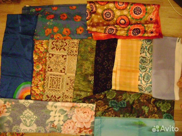 Куски подкладки и тканей. обмен Куски подкладки и тканей. обмен