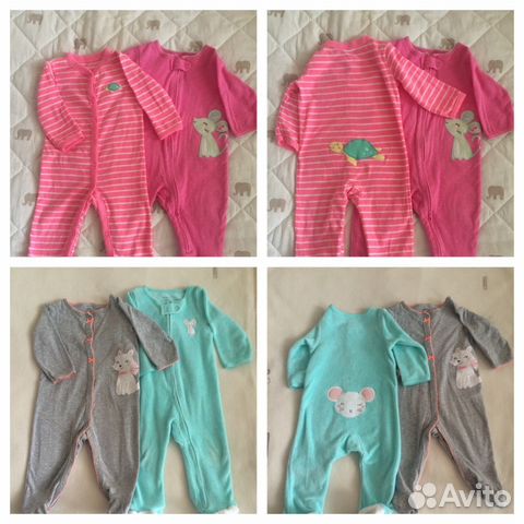 Одежда для девочки 3-6-9-12-18месяцев Carters