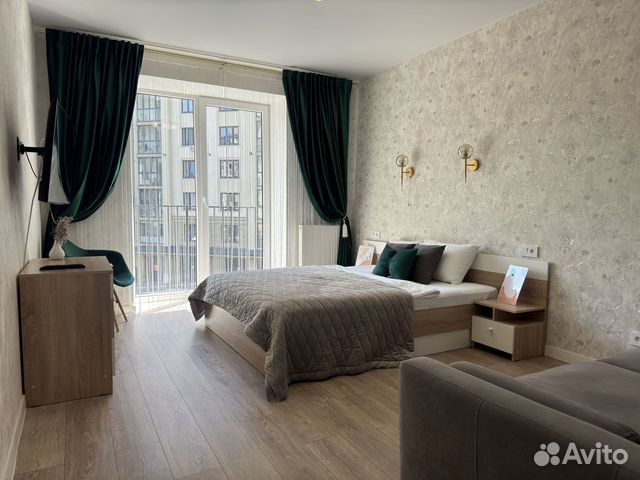 

1-к. квартира, 40 м², 2 кровати