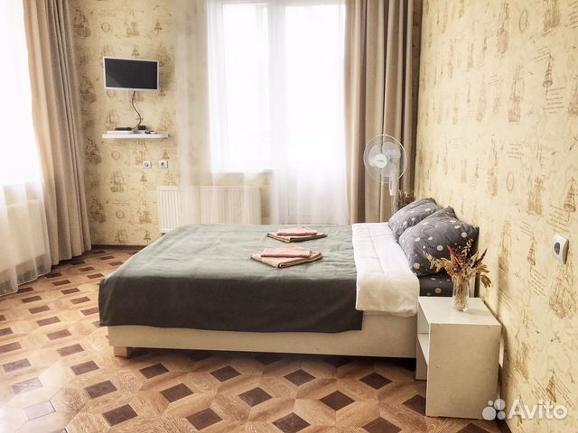 

1-к. квартира, 50 м², 2 кровати