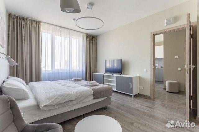 

1-к. квартира, 37,8 м², 2 кровати