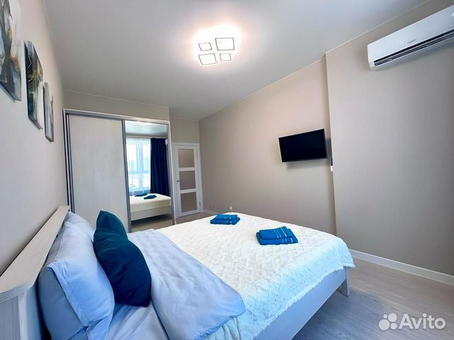 

1-к. квартира, 42 м², 2 кровати