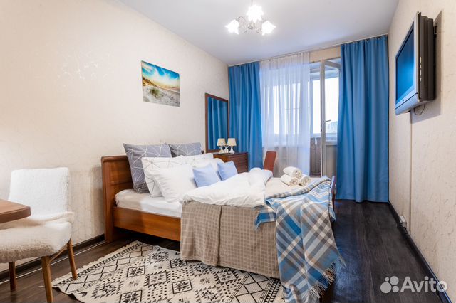 

2-к. квартира, 52 м², 2 кровати