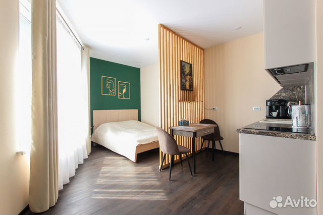

Квартира-студия, 25,2 м², 2 кровати