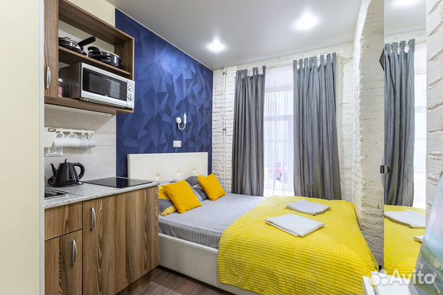 

Квартира-студия, 18 м², 1 кровать