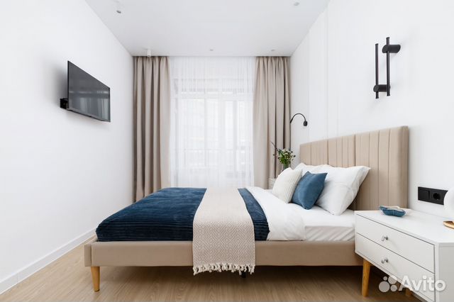 

1-к. квартира, 40 м², 2 кровати