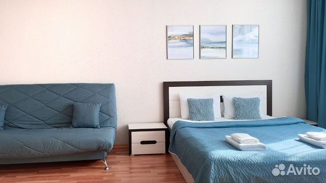 

1-к. квартира, 48 м², 2 кровати
