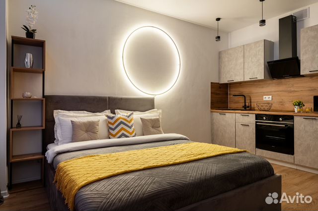 

Квартира-студия, 27 м², 2 кровати