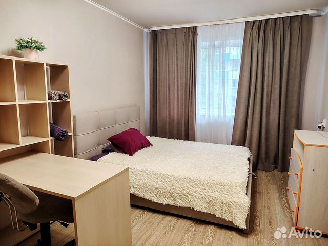 

1-к. квартира, 34 м², 2 кровати