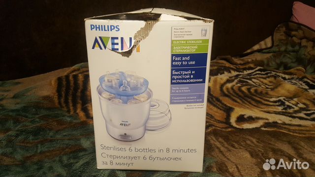 Электро стерилизатор бут. philips avent SCF274/34 Электро стерилизатор бут. philips avent SCF274/34