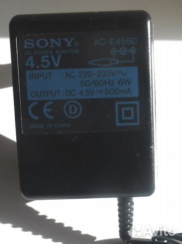 Сетевой адаптер Sony AC-E455D