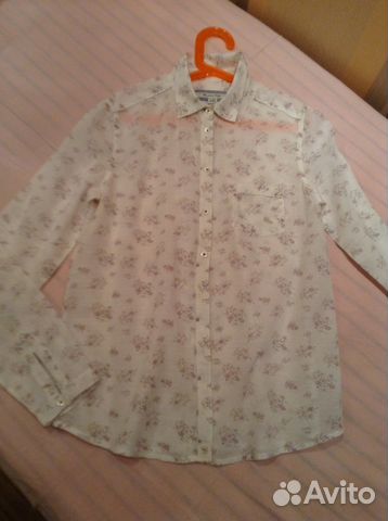 Рубашка для девочки.Massimo Dutti+Поло с длин.рука