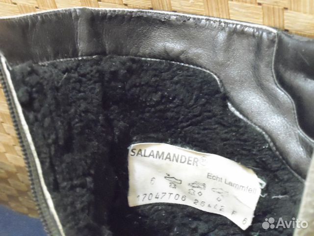 Зимн-демис. сапоги salamander б/у, нат. кожа, мех