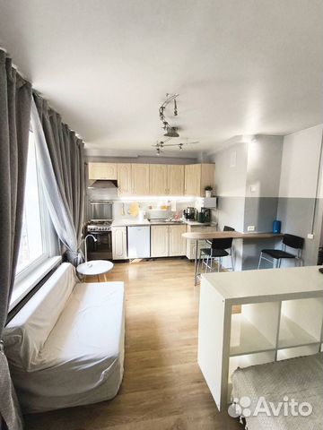 

Квартира-студия, 23 м², 2 кровати
