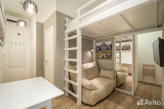 

Квартира-студия, 14 м², 2 кровати