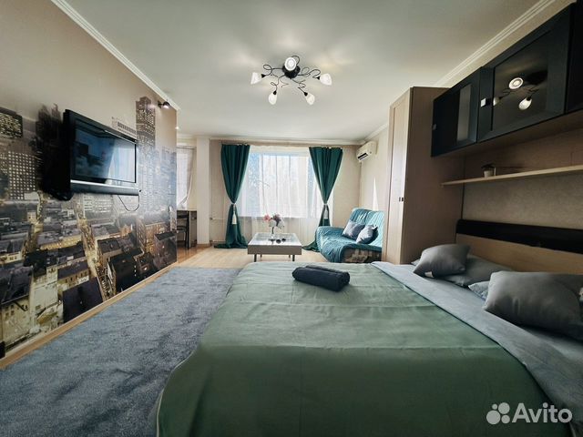 

Квартира-студия, 40 м², 2 кровати