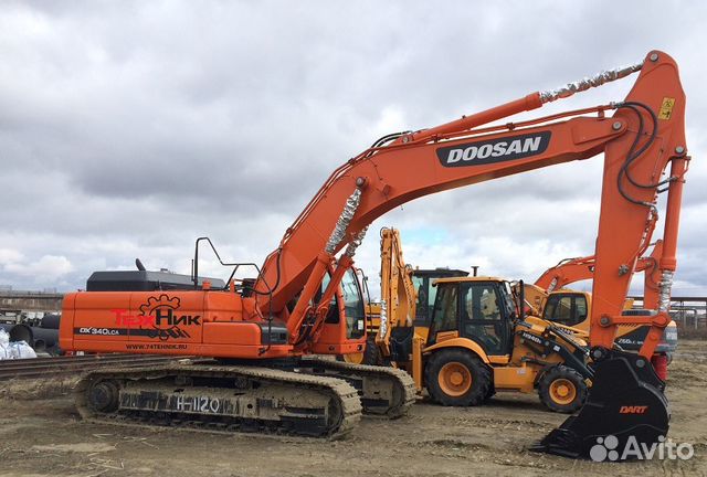 Колесные и гусеничные экскаваторы Doosan