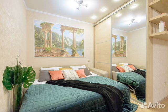 

1-к. квартира, 42 м², 2 кровати
