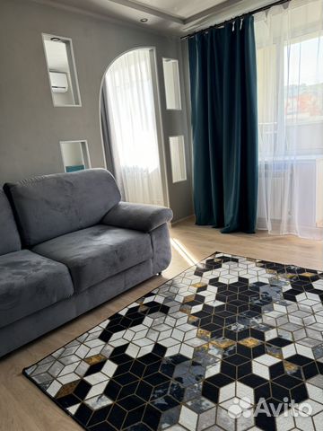 

1-к. квартира, 46 м², 2 кровати