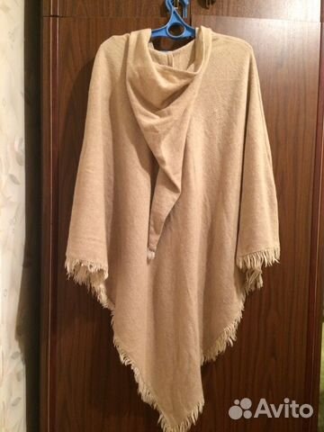 Пончо шерстяное индийское Пончо шерстяное индийское