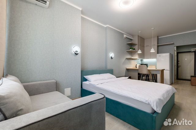 

Квартира-студия, 30 м², 2 кровати