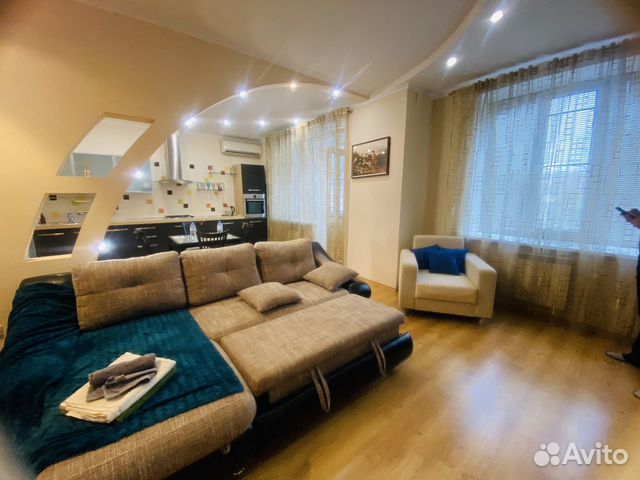 

Квартира-студия, 60 м², 2 кровати