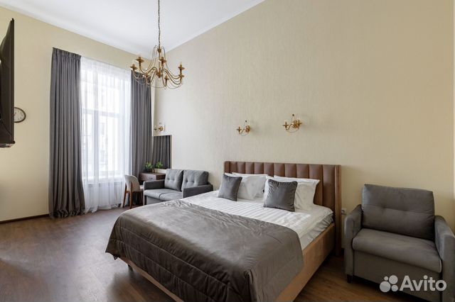 

Квартира-студия, 35 м², 3 кровати