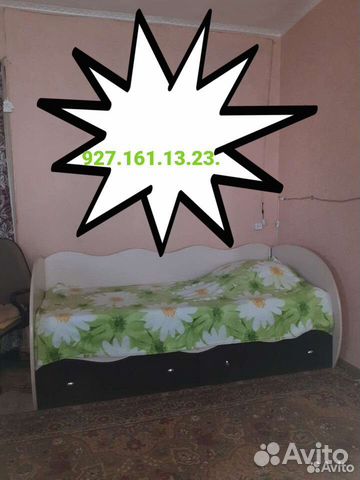 

1-к. квартира, 33 м², 2 кровати