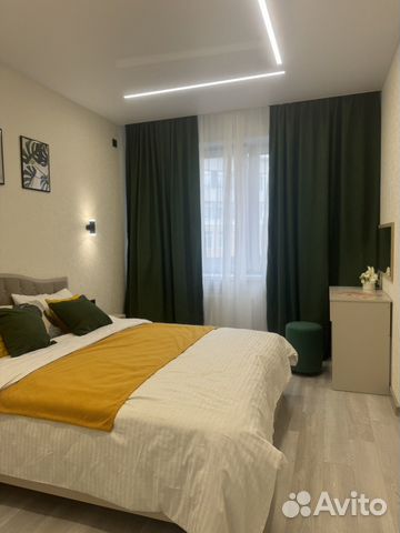 

1-к. квартира, 40 м², 2 кровати