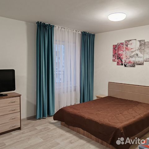 

Квартира-студия, 43 м², 2 кровати