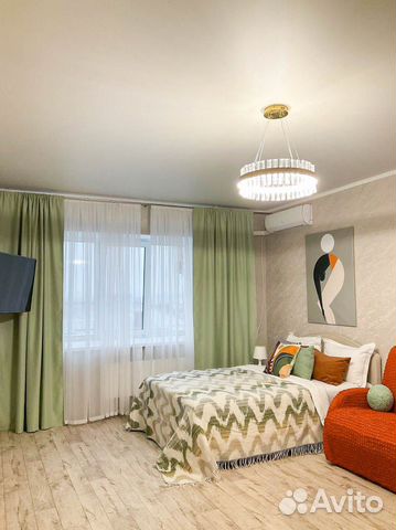 

1-к. квартира, 45 м², 2 кровати
