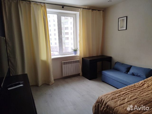 

1-к. квартира, 37 м², 2 кровати