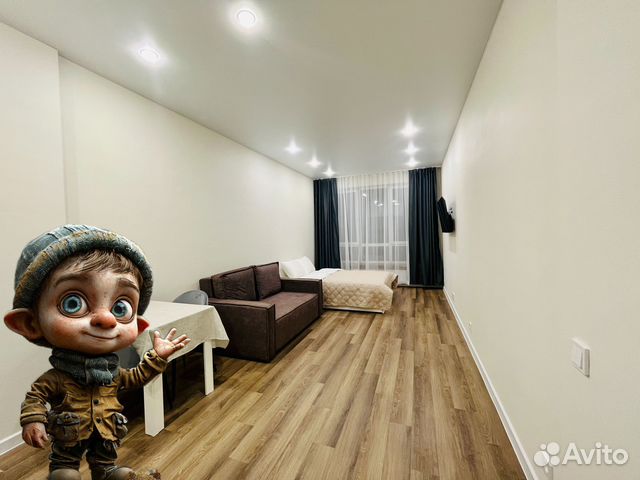 

Квартира-студия, 30 м², 2 кровати