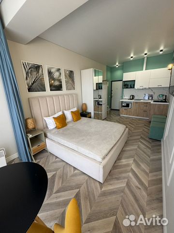 

Квартира-студия, 27 м², 2 кровати