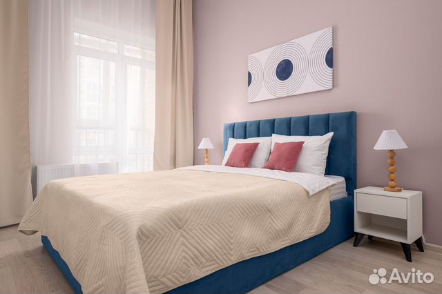 

1-к. квартира, 35 м², 2 кровати