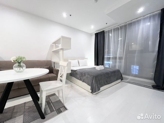 

Квартира-студия, 33 м², 2 кровати