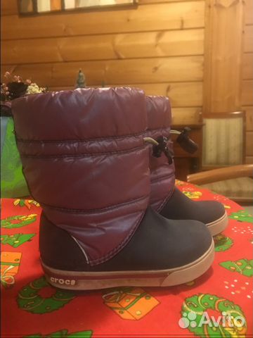 Сапоги зимние Крокс(crocs) 25 р-р Сапоги зимние Крокс(crocs) 25 р-р