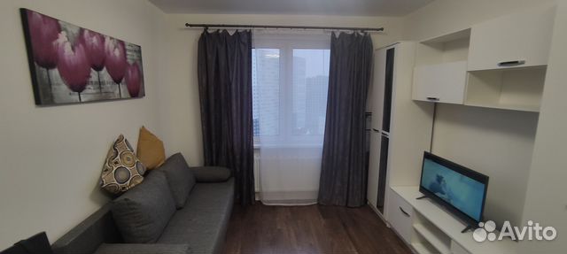 

Квартира-студия, 25 м², 2 кровати