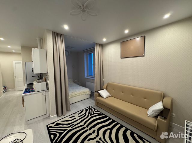 

Квартира-студия, 35 м², 2 кровати