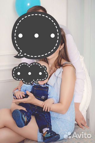 Платье голубое 44р