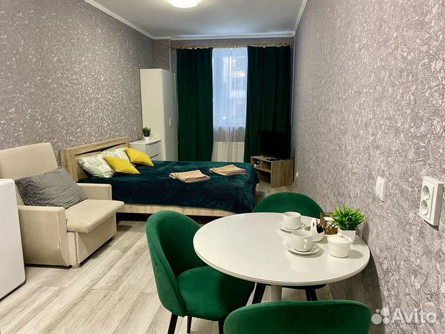 

Квартира-студия, 25 м², 2 кровати
