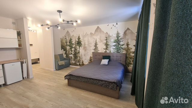 

Квартира-студия, 30 м², 2 кровати
