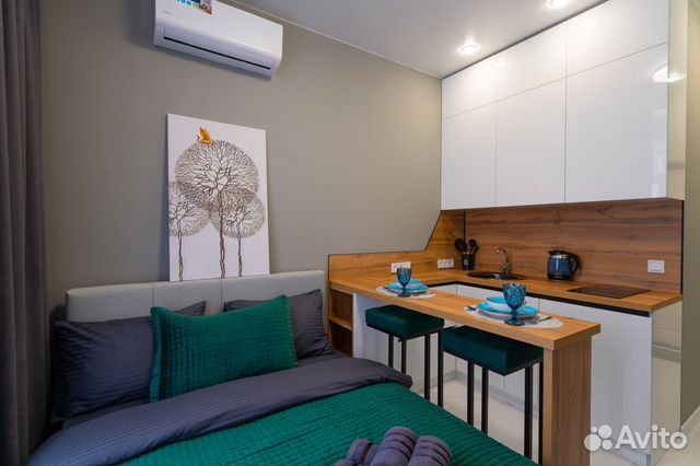 

Квартира-студия, 17 м², 1 кровать
