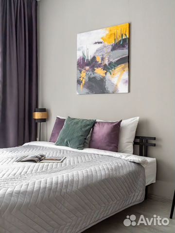 

Квартира-студия, 35 м², 2 кровати