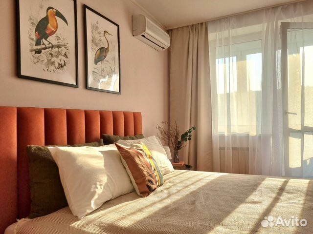 

1-к. квартира, 52 м², 2 кровати