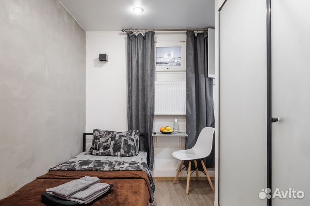 

Квартира-студия, 10 м², 1 кровать