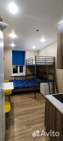 

Квартира-студия, 18 м², 2 кровати