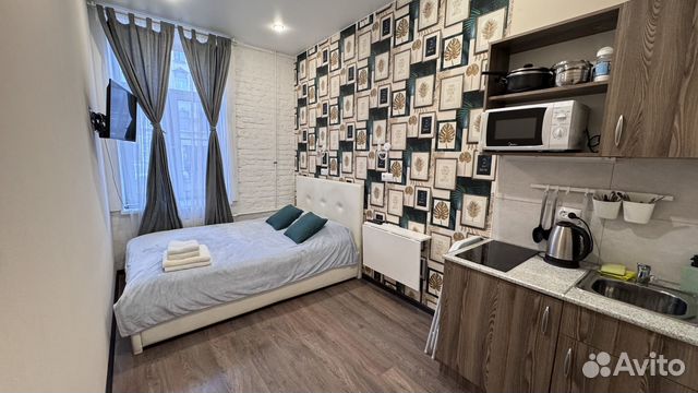

Квартира-студия, 18 м², 1 кровать