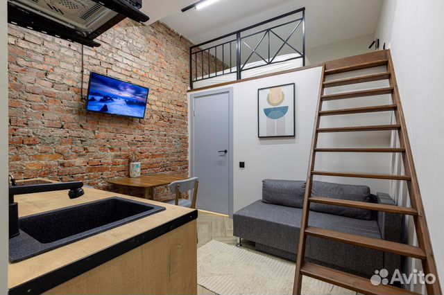 

Квартира-студия, 26 м², 2 кровати